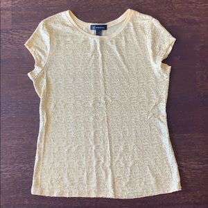 HOST PICK 🎉 INC Yellow Sequin Top